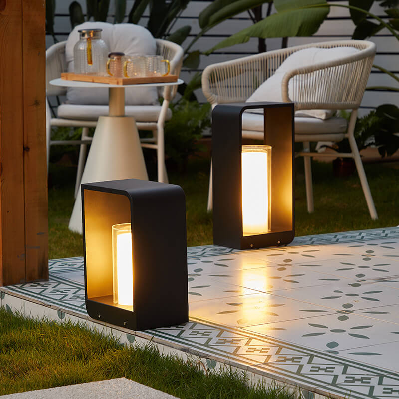 Solar Buitenlamp Vierkant – Waterdichte LED Tuinlamp op Zonne-energie, 3 Maten
