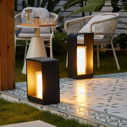 Solar Buitenlamp Vierkant – Waterdichte LED Tuinlamp op Zonne-energie, 3 Maten