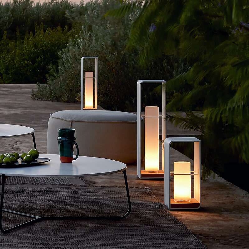 Solar Buitenlamp Vierkant – Waterdichte LED Tuinlamp op Zonne-energie, 3 Maten
