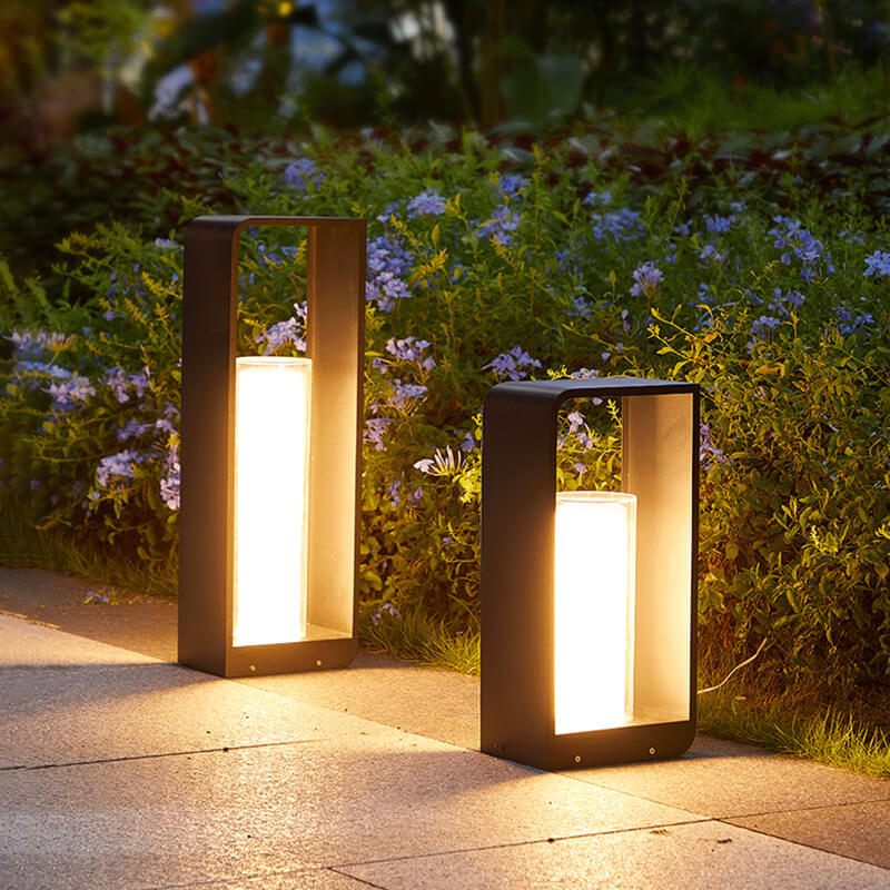 Solar Buitenlamp Vierkant – Waterdichte LED Tuinlamp op Zonne-energie, 3 Maten