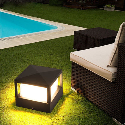 Tuinlamp LED Aluminium – Waterdichte Industriële Staande Buitenlamp voor Gazon & Pad
