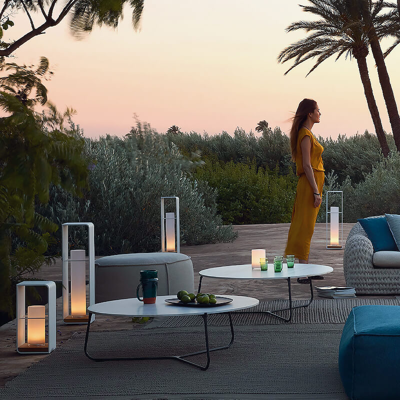 Solar Buitenlamp Vierkant – Waterdichte LED Tuinlamp op Zonne-energie, 3 Maten