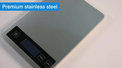 Digitale Keukenweegschaal 15kg – USB Oplaadbaar, Precisie Voedselweegschaal