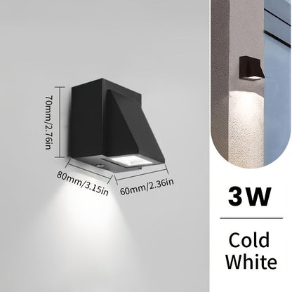 Buitenlamp Wand LED 3W/6W – Waterdichte Decoratieve Wandlamp voor Gevel