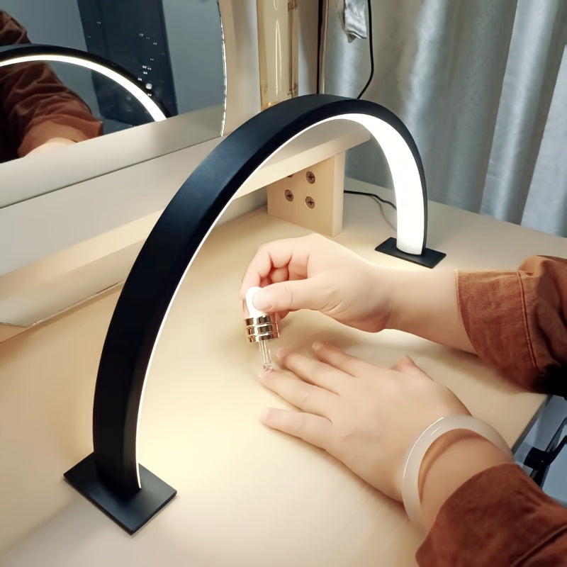 Halvemaan Bureaulamp LED – Dimbare USB Leeslamp met Instelbare Lichtkleur