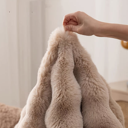 Vloerkleed Rond Pluizig – Zacht Bubbelkleed voor Slaapkamer & Woonkamer