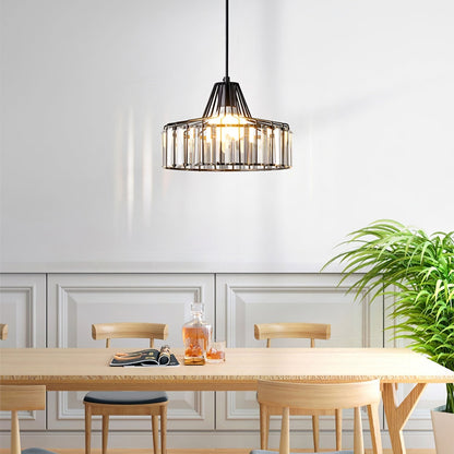 Hanglamp Kristal – Elegante Zwarte of Gouden Pendant voor Eetkamer