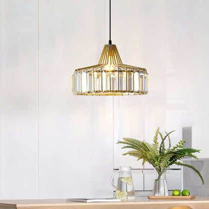 Hanglamp Kristal – Elegante Zwarte of Gouden Pendant voor Eetkamer