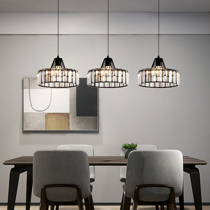 Hanglamp Kristal – Elegante Zwarte of Gouden Pendant voor Eetkamer