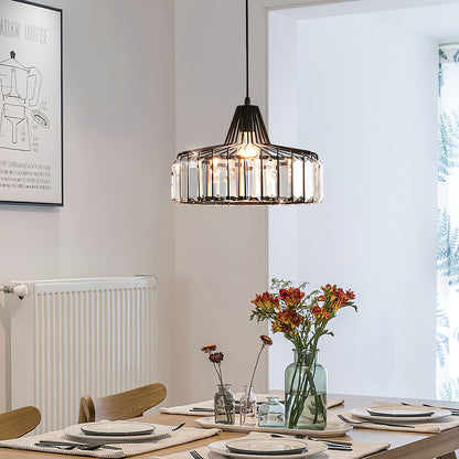 Hanglamp Kristal – Elegante Zwarte of Gouden Pendant voor Eetkamer
