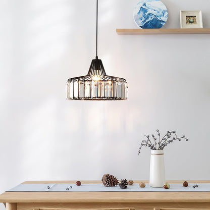 Hanglamp Kristal – Elegante Zwarte of Gouden Pendant voor Eetkamer