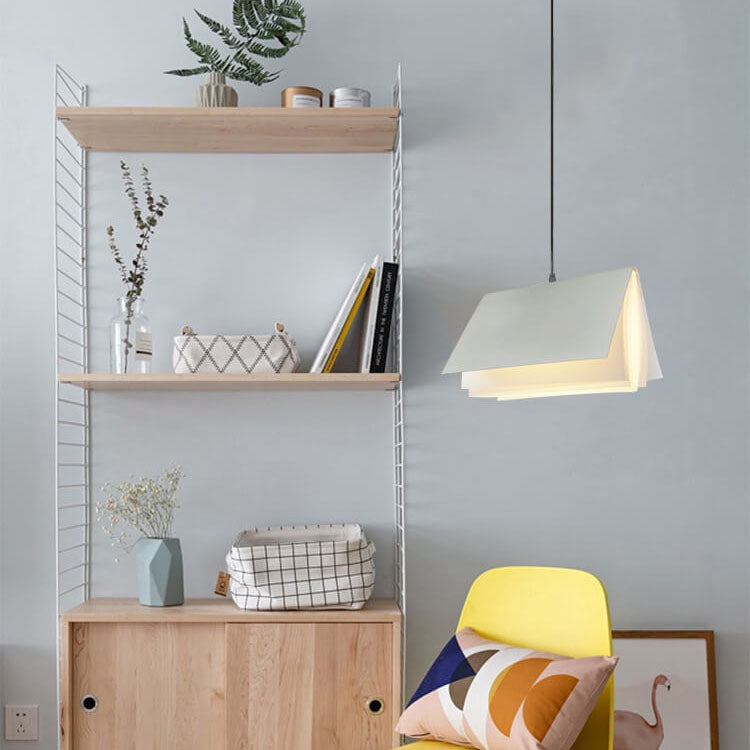 Hanglamp Vliegend Boek – Moderne Design Plafondlamp in Boekvorm voor Woonkamer