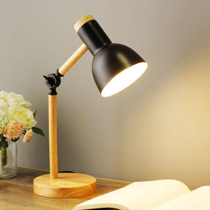Bureaulamp Hout LED – Scandinavische Minimalistische Leeslamp