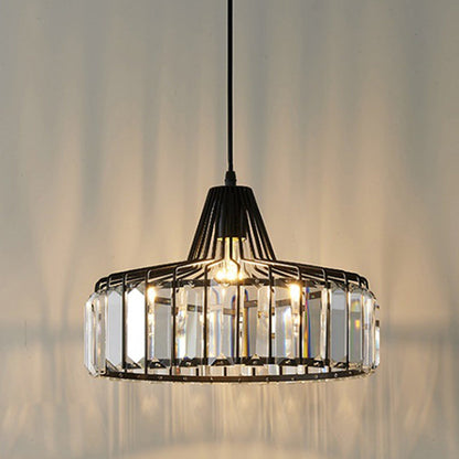 Hanglamp Kristal – Elegante Zwarte of Gouden Pendant voor Eetkamer