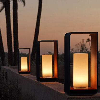 Solar Buitenlamp Vierkant – Waterdichte LED Tuinlamp op Zonne-energie, 3 Maten