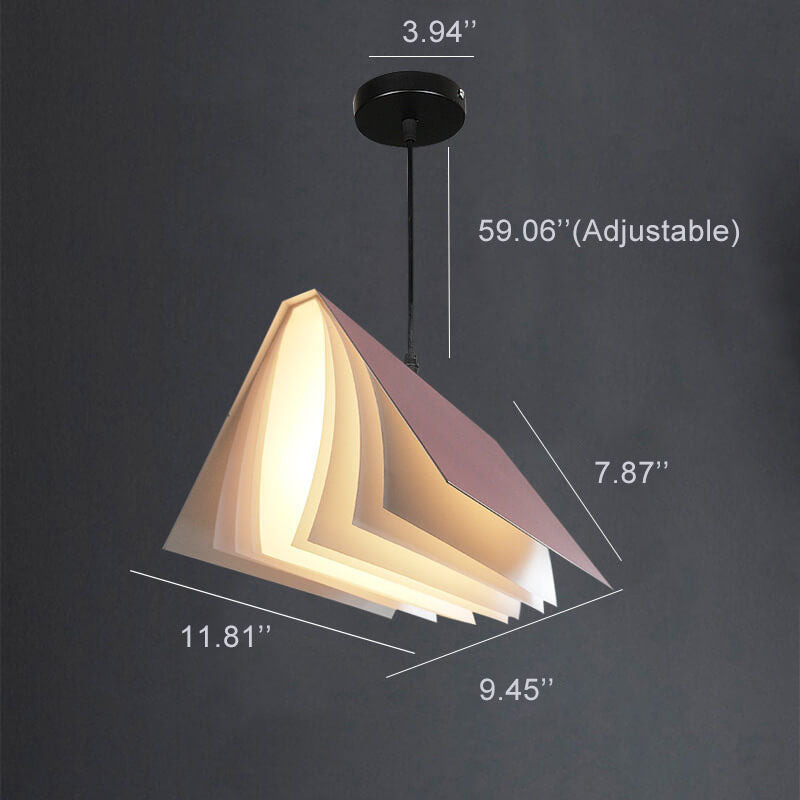 Hanglamp Vliegend Boek – Moderne Design Plafondlamp in Boekvorm voor Woonkamer