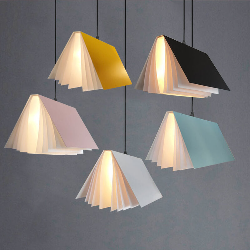 Hanglamp Vliegend Boek – Moderne Design Plafondlamp in Boekvorm voor Woonkamer