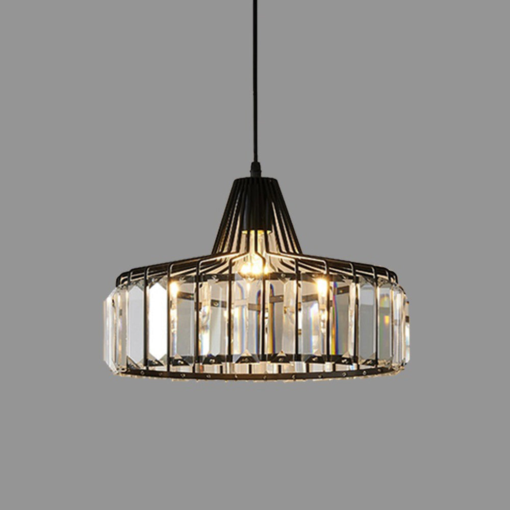 Hanglamp Kristal – Elegante Zwarte of Gouden Pendant voor Eetkamer