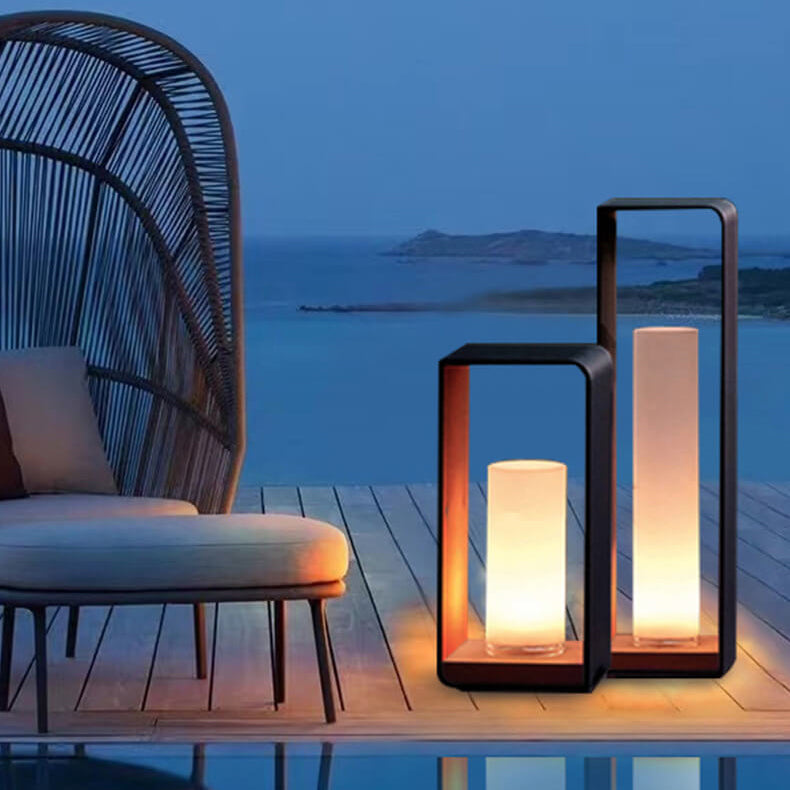 Solar Buitenlamp Vierkant – Waterdichte LED Tuinlamp op Zonne-energie, 3 Maten