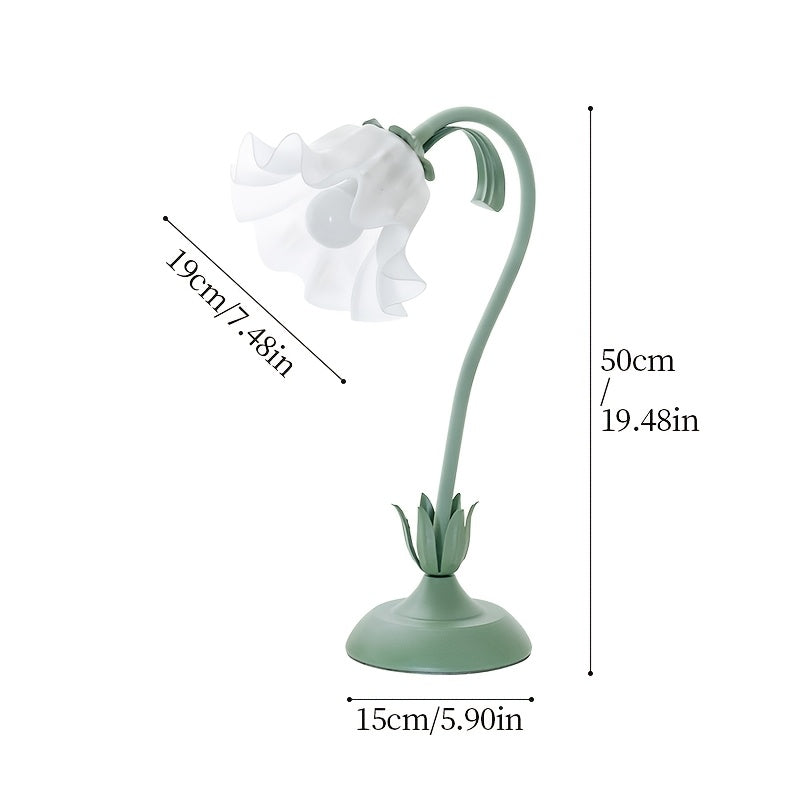 Tafellamp Bloemenkap USB – Romantische Sfeerlamp voor Slaapkamer & Dressoir