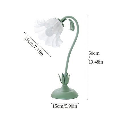 Tafellamp Bloemenkap USB – Romantische Sfeerlamp voor Slaapkamer & Dressoir