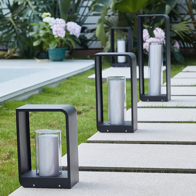 Solar Buitenlamp Vierkant – Waterdichte LED Tuinlamp op Zonne-energie, 3 Maten