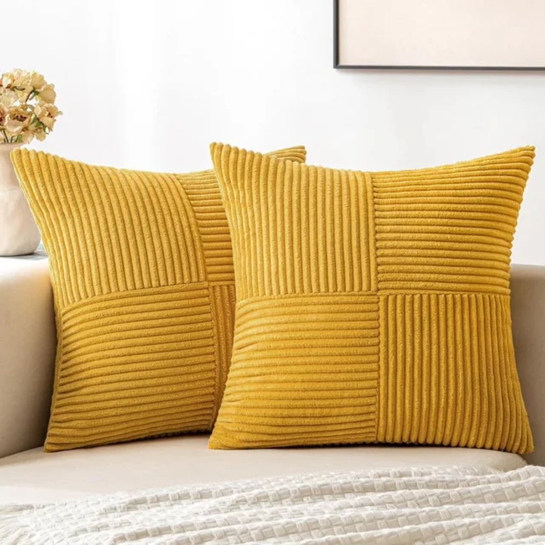 Kussenhoezen Ribfluweel – Luxe Sierkussenhoezen voor Bank & Bed