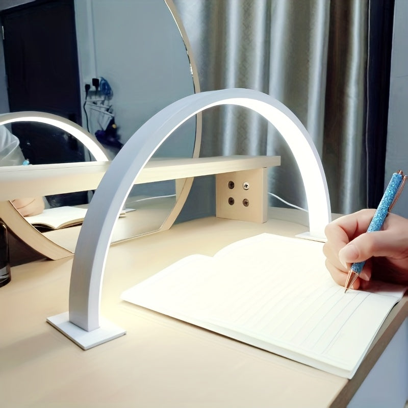 Halvemaan Bureaulamp LED – Dimbare USB Leeslamp met Instelbare Lichtkleur