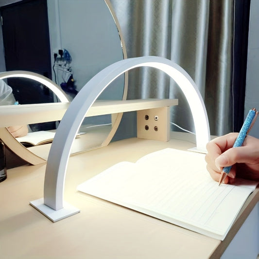 Halvemaan Bureaulamp LED – Dimbare USB Leeslamp met Instelbare Lichtkleur