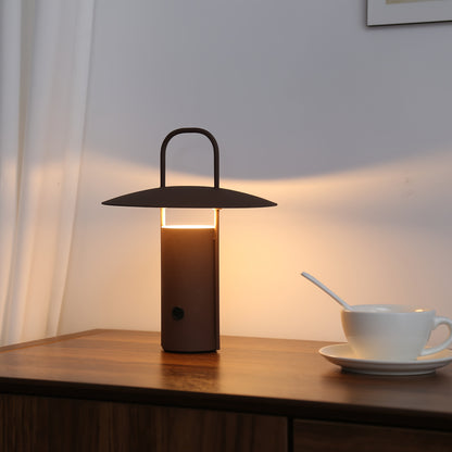 Draadloze Tafellamp Metaal – Oplaadbare Touch Sfeerlamp met 3 Lichtkleuren