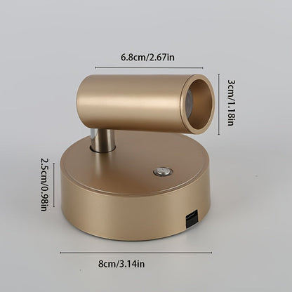 Wandlamp Oplaadbaar Magnetisch – Draadloze LED Wandlamp met Touchbediening