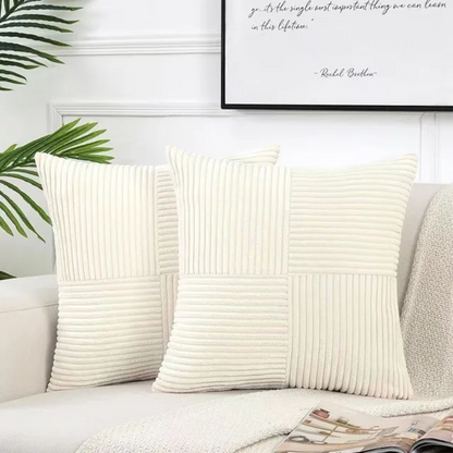 Kussenhoezen Ribfluweel – Luxe Sierkussenhoezen voor Bank & Bed