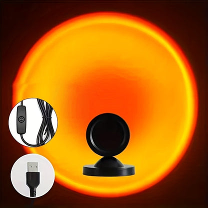 Sunset Lamp Projectie – USB Sfeerlamp met Zonsondergang-effect