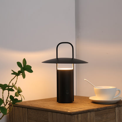 Draadloze Tafellamp Metaal – Oplaadbare Touch Sfeerlamp met 3 Lichtkleuren