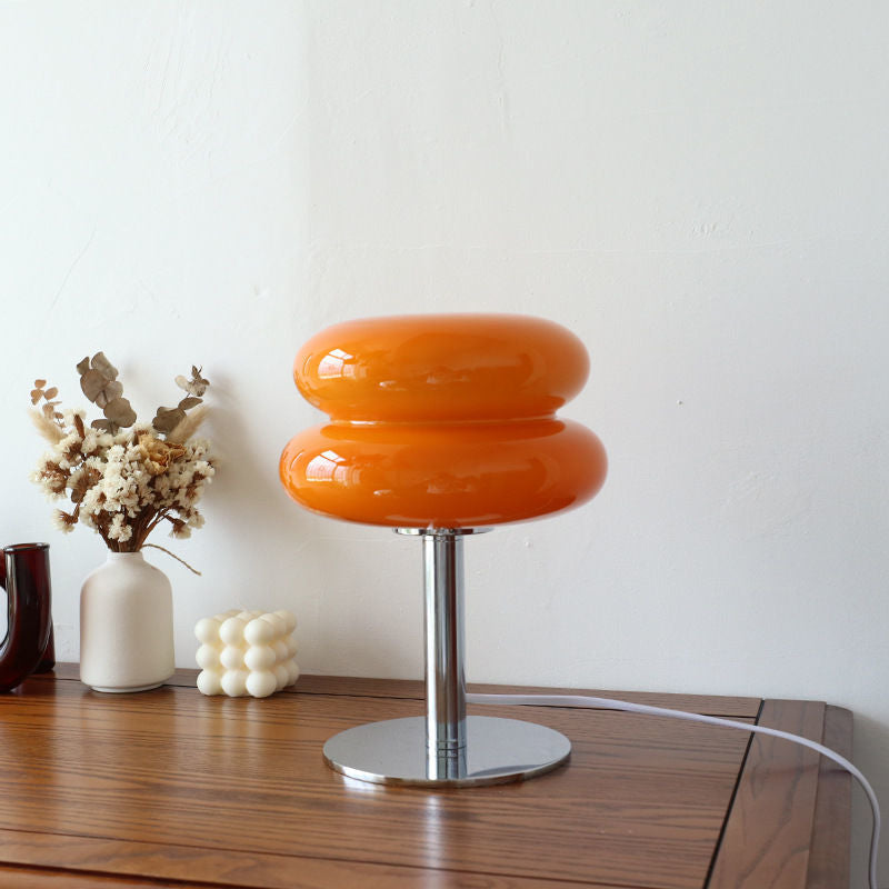 Tafellamp Glas Italiaans Design – Moderne Retro Sfeerlamp voor Woonkamer