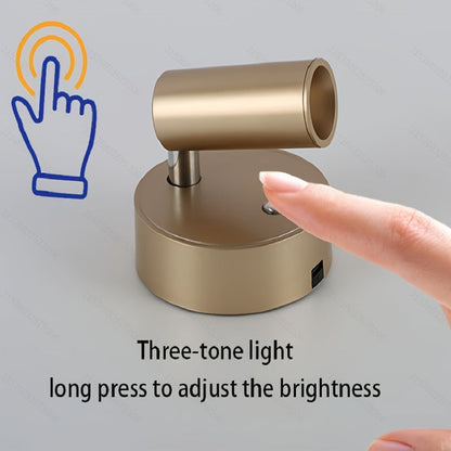 Wandlamp Oplaadbaar Magnetisch – Draadloze LED Wandlamp met Touchbediening