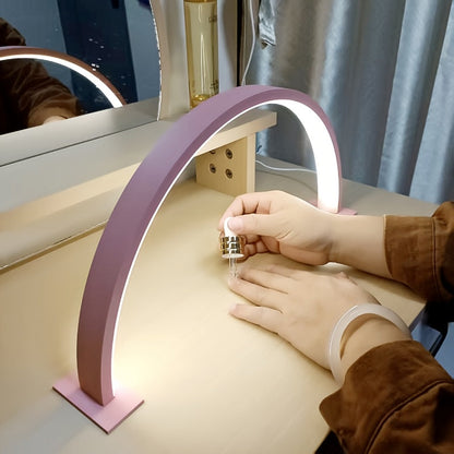 Halvemaan Bureaulamp LED – Dimbare USB Leeslamp met Instelbare Lichtkleur