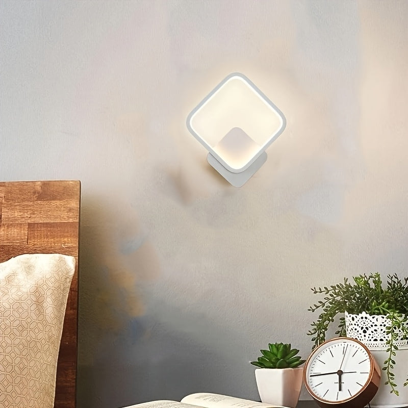 Wandlamp Vierkant LED – Minimalistische Geometrische Sfeerlamp voor Woonkamer