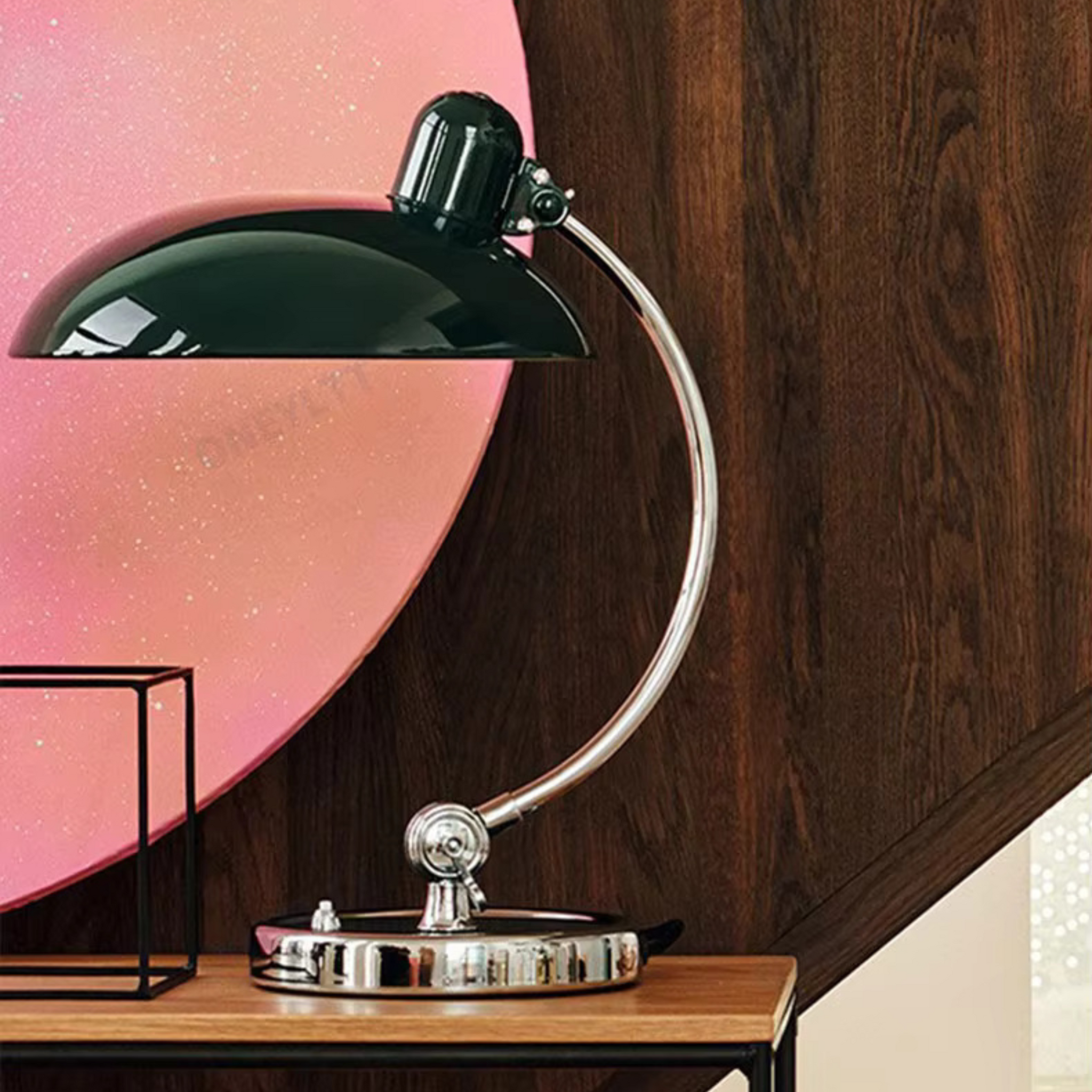 Tafellamp Boogdesign Metaal – Bauhaus Sfeerlamp voor Woonkamer & Bureau