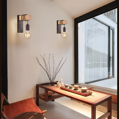 Wandlamp Industrieel Metaal E27 – Minimalistische Sconce voor Hal & Slaapkamer