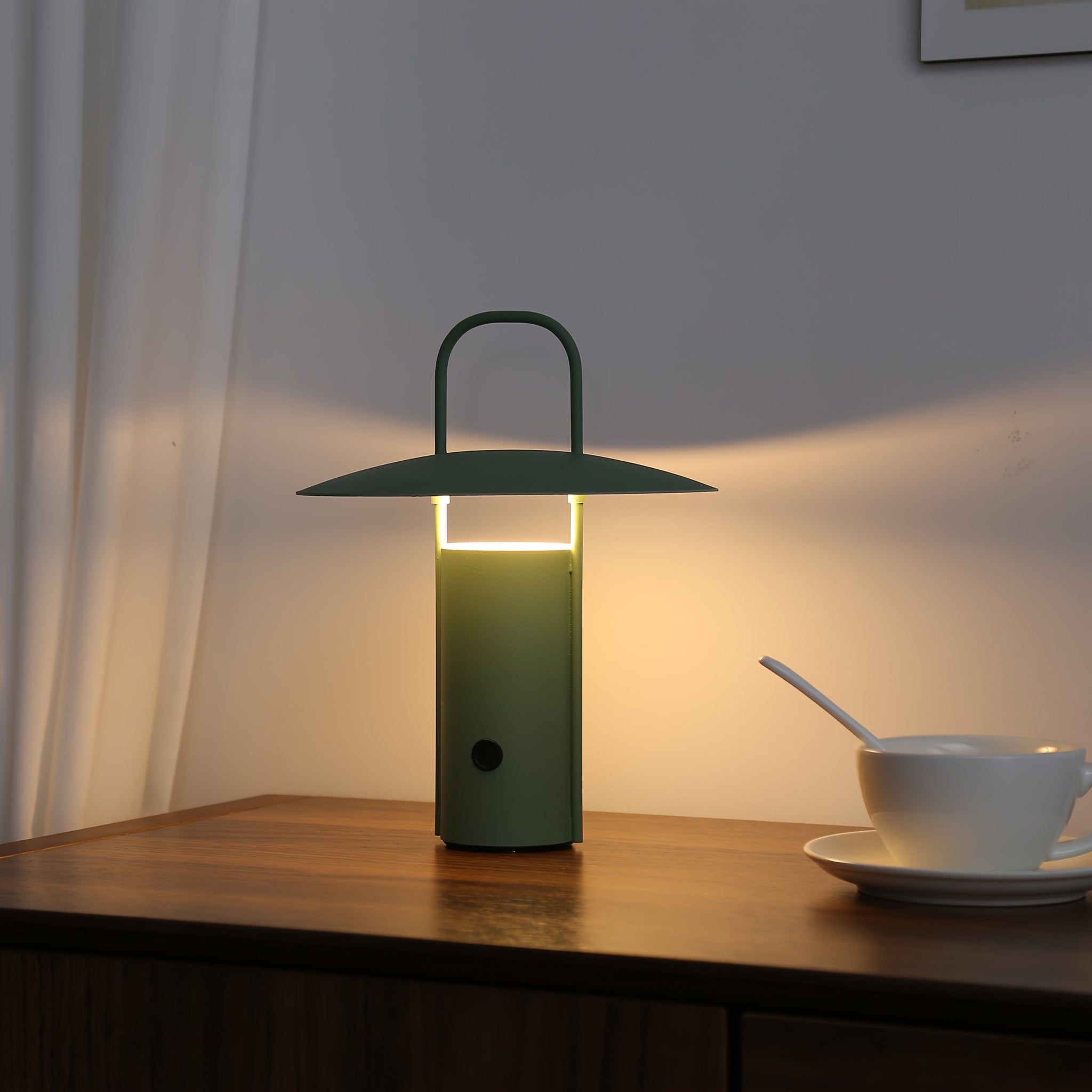 Draadloze Tafellamp Metaal – Oplaadbare Touch Sfeerlamp met 3 Lichtkleuren