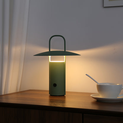 Draadloze Tafellamp Metaal – Oplaadbare Touch Sfeerlamp met 3 Lichtkleuren