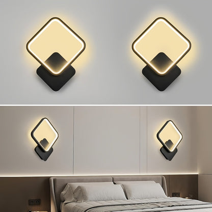 Wandlamp Vierkant LED – Minimalistische Geometrische Sfeerlamp voor Woonkamer