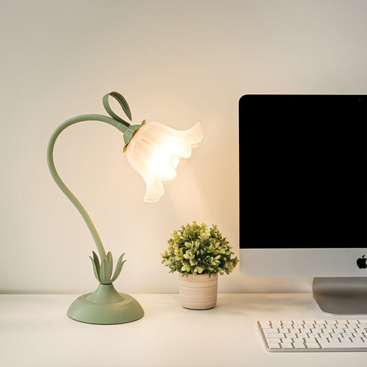 Tafellamp Bloemenkap USB – Romantische Sfeerlamp voor Slaapkamer & Dressoir