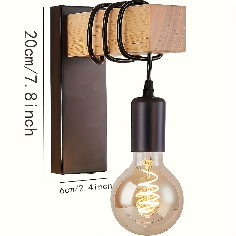 Wandlamp Industrieel Metaal E27 – Minimalistische Sconce voor Hal & Slaapkamer
