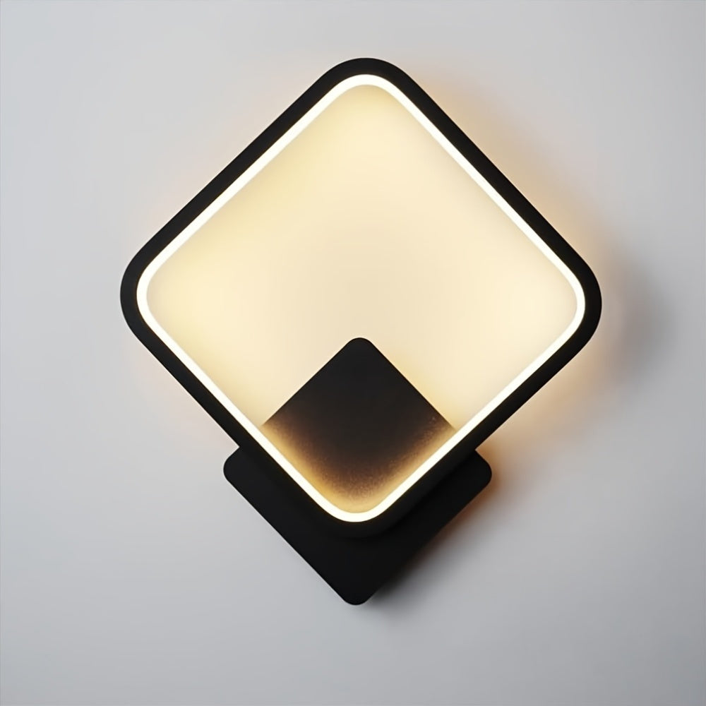 Wandlamp Vierkant LED – Minimalistische Geometrische Sfeerlamp voor Woonkamer