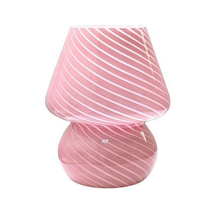 Mushroom Tafellamp Glas – Dimbare USB Paddenstoellamp in Murano-stijl