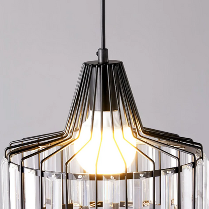 Hanglamp Kristal – Elegante Zwarte of Gouden Pendant voor Eetkamer