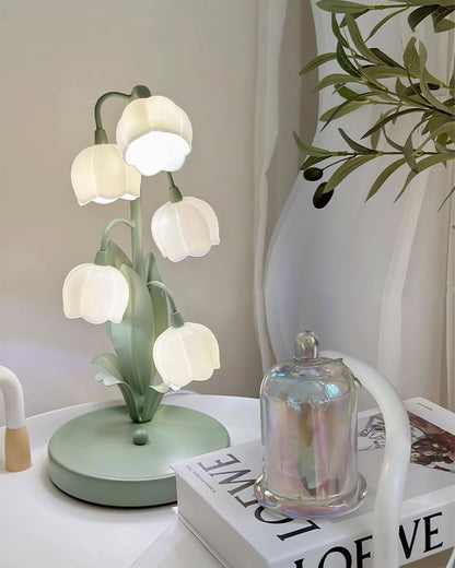 Tafellamp Orchidee – Elegante Bloemvormige Sfeerlamp Ø18 x H36 cm