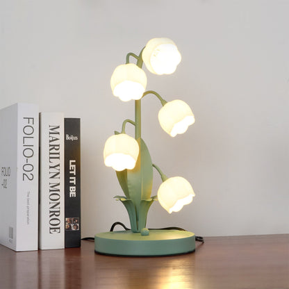 Tafellamp Orchidee – Elegante Bloemvormige Sfeerlamp Ø18 x H36 cm